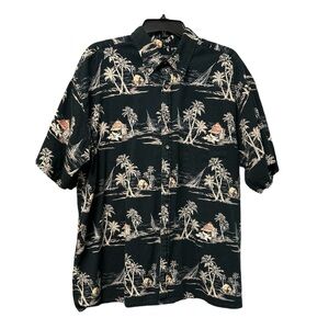 Knights Sportswear Men’s 100% Cotton Hawaiian Button Down Shirt Size 2X